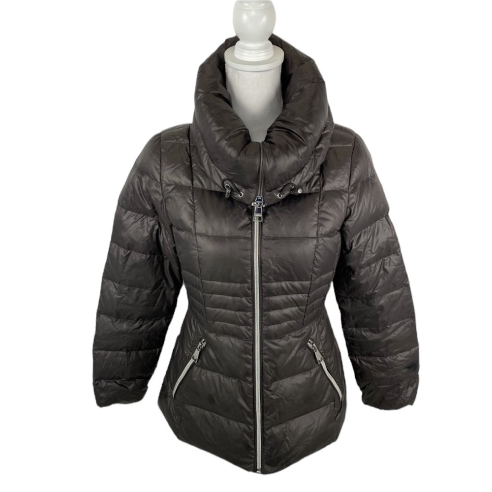 Karl Lagerfeld Down Coat XS Brown - Picture 2 of 15